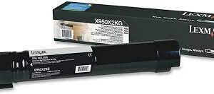 Cartouche de toner D'origine Longue Durée Lexmark Black (X950X2KG)