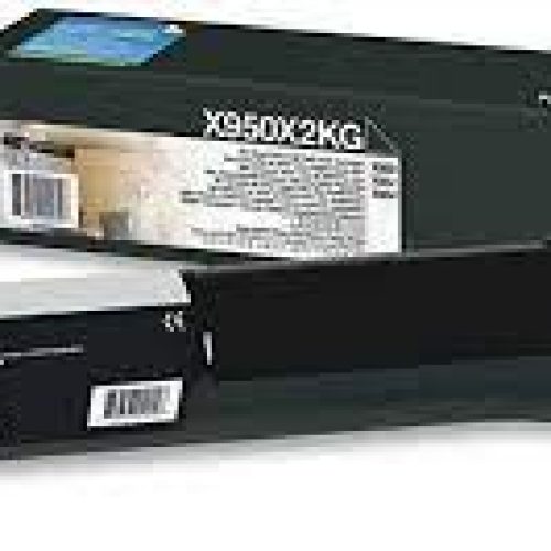 Cartouche de toner D’origine Longue Durée Lexmark Black (X950X2KG)
