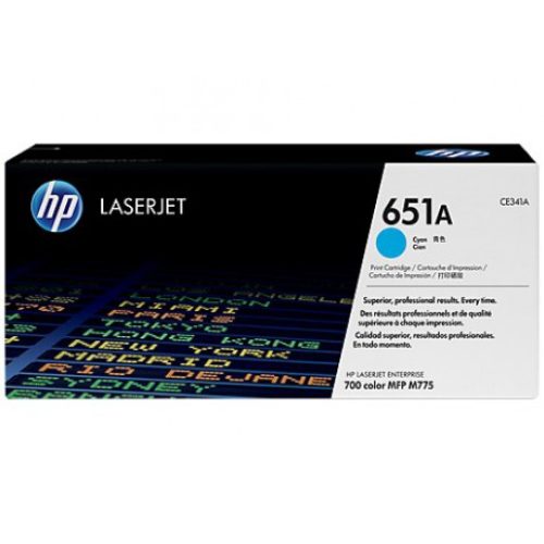 Cartouche de toner HP Laserjet 651A Cyan (CE341A)