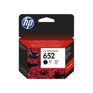 Cartouche d'encre Advantage HP 652 noire authentique (F6V25AE)