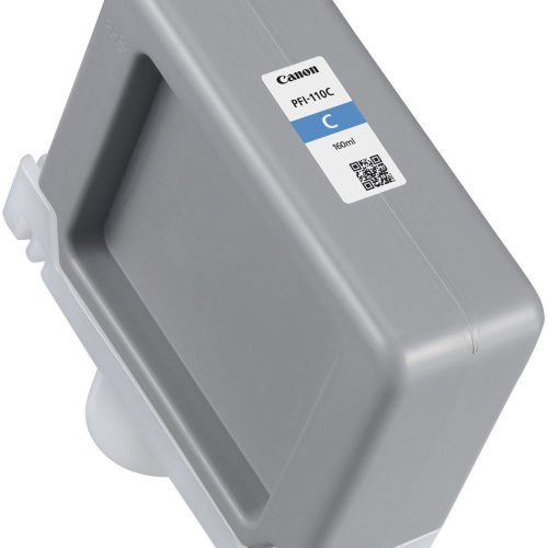 Cartouche d’encre Canon PFI-110C d’origine Cyan (2365C001AA)