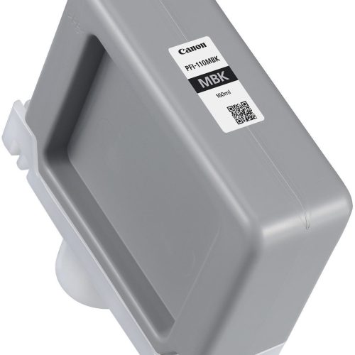 Cartouche d’encre Canon PFI-110MBK d’origine Noir Mat (2363C001AA)