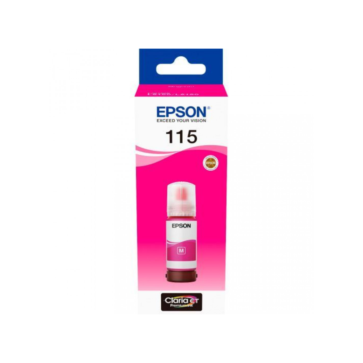 Cartouche d'encre Epson 115 BOUTEILLE D'ENCRE MAGENTA pour L8160 2300 photos (C13T07D34A)
