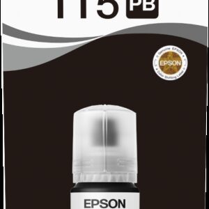 Cartouche d'encre Epson 115 Photo BOUTEILLE D'ENCRE NOIR pour L8160 6 200 pages (C13T07D14A)