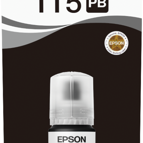 Cartouche d’encre Epson 115 Photo BOUTEILLE D’ENCRE NOIR pour L8160 6 200 pages (C13T07D14A)