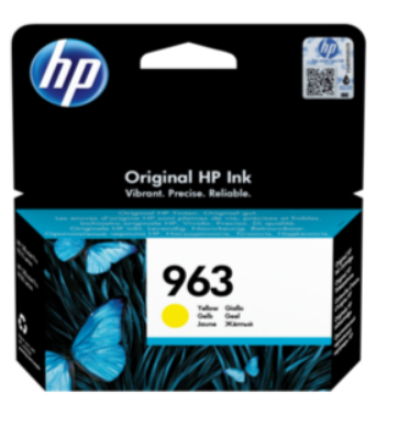 Cartouche d'encre HP 963 jaune Original Ink Cartridge Pour OJ9010/9013/9020 - 700 pages (3JA25AE)