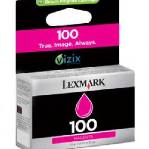 Cartouche d’encre Lexmark Magenta 100