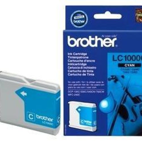 Cartouche jet d’encre Brother LC1000C Cyan