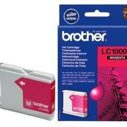 Cartouche jet d’encre Brother LC1000M Magenta