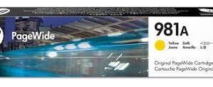 Cartouches d'encre HP 981A Yellow Original PageWide CartridgeHP (J3M70A )
