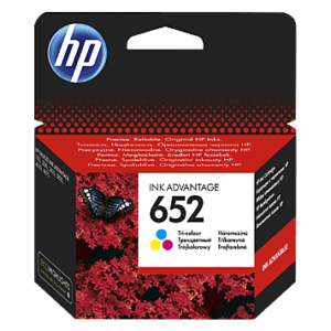 Cartouches Ink Advantage HP 652 trois couleurs (F6V24AE)