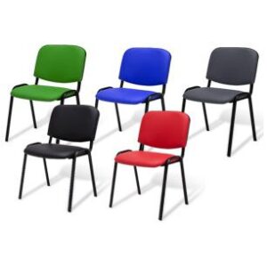 Chaise Visiteur ISO Simili cuir Coloris au choix