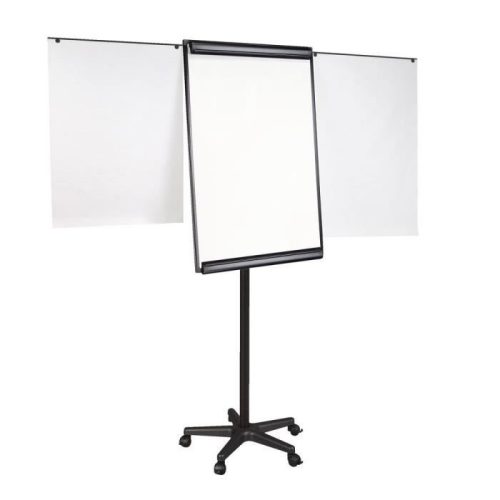 Chevalet de conférence Deli K2453 en format 100*70 cm Argent