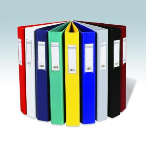 Classeur à 4 Anneaux en Carton Rigide A4 OMA (Coloris au Choix)