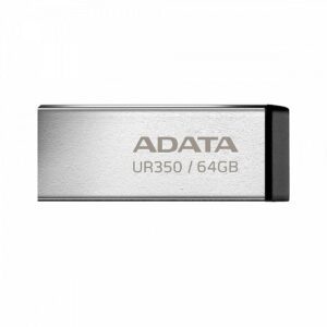 Clé USB ADATA UR350 Flash - 3.2 Gen 1 - 64 Go silver black