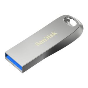 Clé USB SanDisk Ultra Luxe USB 3.2 Gen 1 Flash Drive 128GB, Upto 400MB/s, All Metal (SDCZ74-128G-G46)