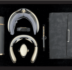 Coffret Agenda VIP 16 x 22 cm en Simili Cuir et 5 Accessoires Complets coloris au choix