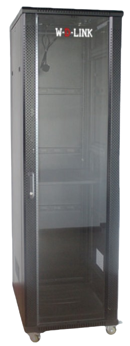 COFFRET INFORMATIQUE MURAL 42U W-D-LINK triple section 37 unités 800*800*2055 mm NOIR