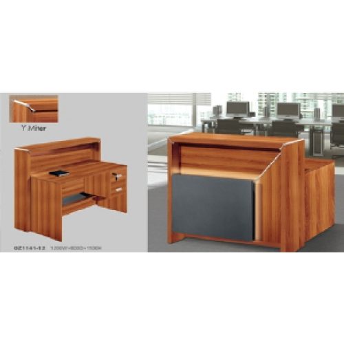 Comptoir de réception NOCCE 120x60x110cm wengé