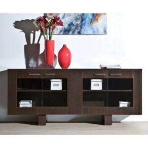 Crédence GALAXY, 180x45x75 cm, Couleur : Wengé