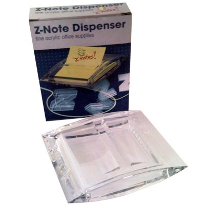 Dévidoir pour notes repositionnables Z-Notes Transparent 75x75