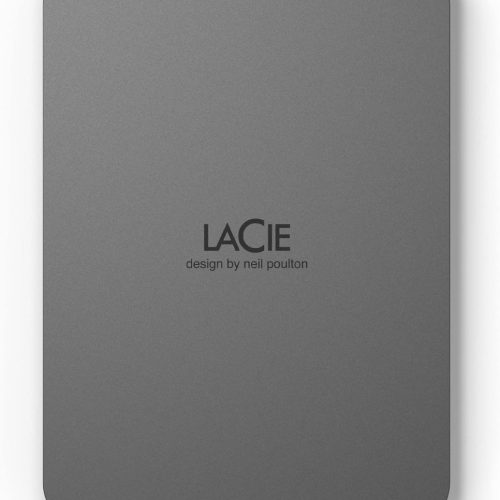 DISQUE DUR EXTERNE LACIE 2 TB MOBILE DRIVE SECURE USB 3.2 GEN 1 TYPE-C MOON SILVER ( STLR2000400 )