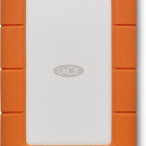 Disque Dur externe Portable HDD LaCie Rugged USB-C 4To Résistant aux chutes chocs la poussière la pluie pour Mac & PC avec USB-C sans câble USB-A (STFR4000800)