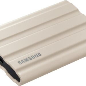 DISQUE DUR EXTERNE SAMSUNG PORTABLE SSD 2 To T7 Shield 1050Mo/s USB 3.2 Gen 2 Beige (MU-PE2T0K/EU)