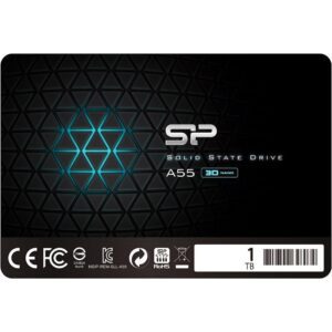 Disque dur SSD 1TB SP Silicon Power A55 2.5" Noir (SP001TBSS3A55S25)