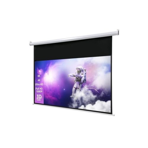 Ecran de projection murale Motorisé DELI 50455 – 2,66m * 1,49m 16:9 120 Pouces