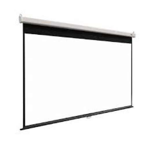 Ecran de projection OMEGA Manuel 200*200 cm Matte Blanc 0.38 mm