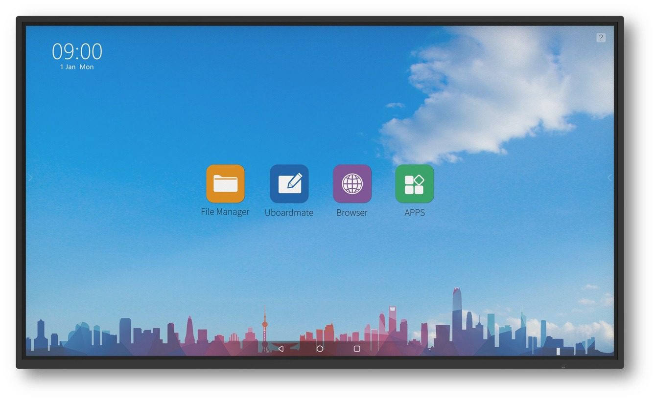 Écran Interactif TACTEASY 75" Android 11 - 3840 × 2160 - 20 points de contact