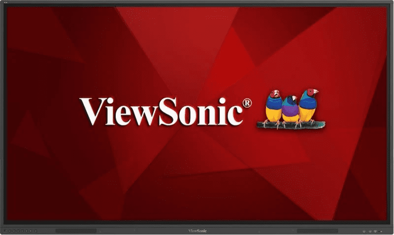 Écran Interactif VIEWSONIC 4K sans système d'exploitation de 75 pouces 40 points de contact (IFP75G1)