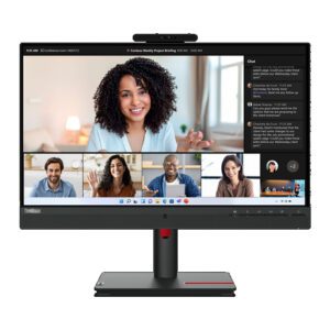 Ecran LENOVO ThinkVision T24mv-30 23.8 FHD IPS HDMI USB C Ethernet Speakers avec Webcam (63D7UAT3EU)