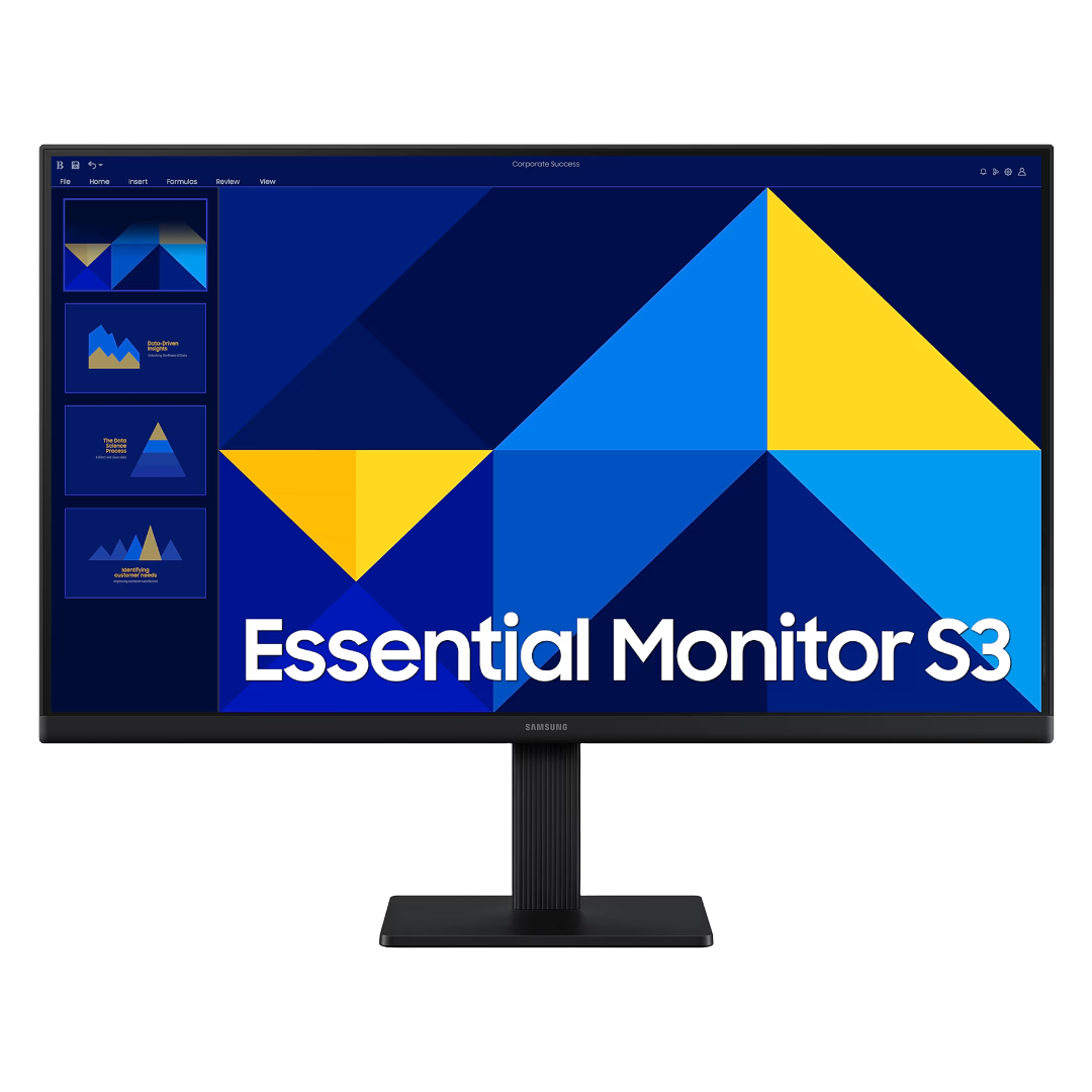 Écran SAMSUNG Moniteur Gamme D 24'' 100 Hz Flat Serie 3 1920*1080 Tps 5ms 1 HDMI (LS24D300GAUXEN)