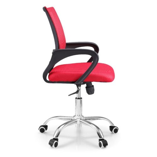 Fauteuil opérateur assise en mousse haute densité , accoudoirs fixes , vérin 1 class chrome coloris au choix (DC-201)