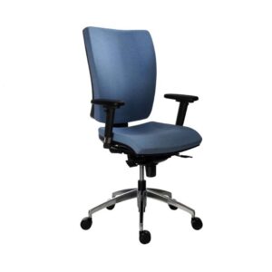 Fauteuil opérateur GALA – Accoudoirs réglables – Tissu BN7 Noir