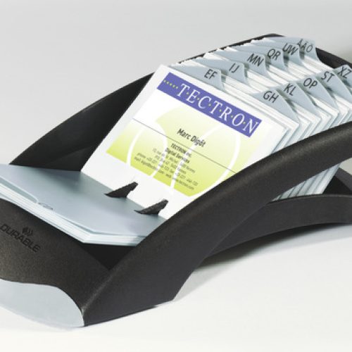Fichier de classement pour 200 cartes de visite DURABLE