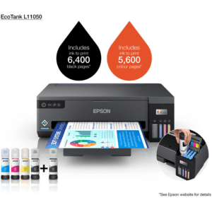 Imprimante Epson Jet d encre L11050 SFP Wifi Couleur A3 15 B&WPPM 8PPMCOL (C11CK39403)