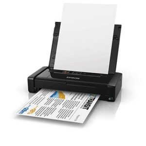 Imprimante mobile Epson Jet d'encre WorkForce WF100 Couleur SFP A4 Wifi PPM B&W 14 PPM (C11CE05403)