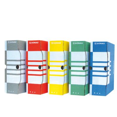 Lot de 10 Boites d'archives BIELLA Dos 8 cm Coloris au choix