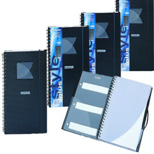 Lot de 10 Cahiers 3 en 1 FOLDERMATE Format A4 Coul Noir