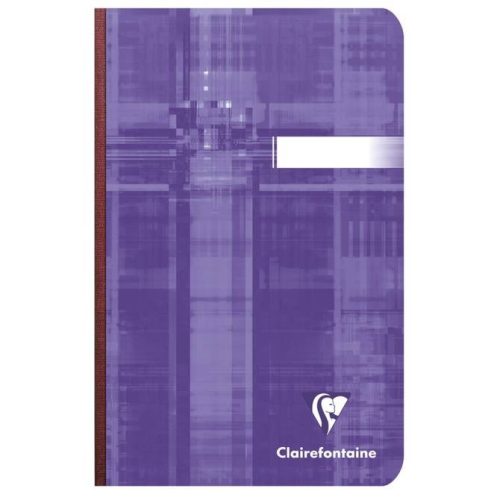 Lot de 10 CARNETS PIQUES grands carreaux Clairefontaine – 11×17 cm 96 pages 90g/m2 Assortis