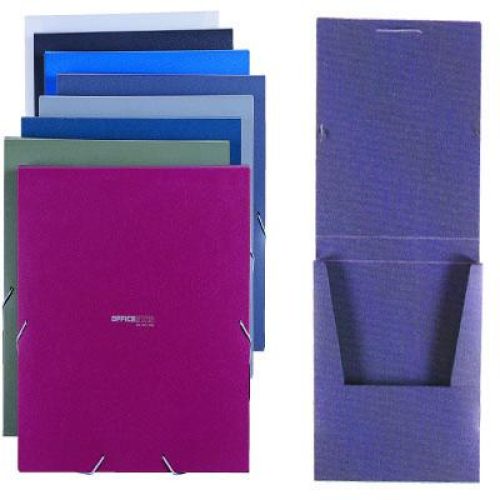 Lot de 10 Chemises à rabats en Polypro FOLDERMATE Format A4 Coul Assorties