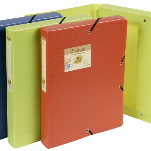 Lot de 10 Chemises-boites SICLA en polypropylène Dos:4cm