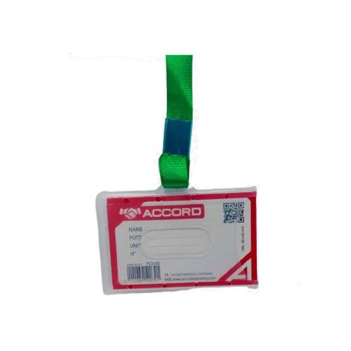 Lot de 10 Porte-Badges Horizontaux 90×60 mm – ACCORD