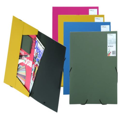 Lot de 10 Porte-documents FOLDERMATE Format A4 Coul Assorties