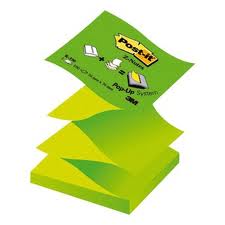 Lot de 12 blocs de 100 Z-note repositionnables POST IT 76 x 76 mm