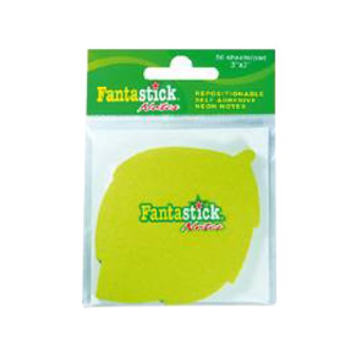 Lot de 12 blocs de 50 notes repositionnables Fluor Leaf Fantastick