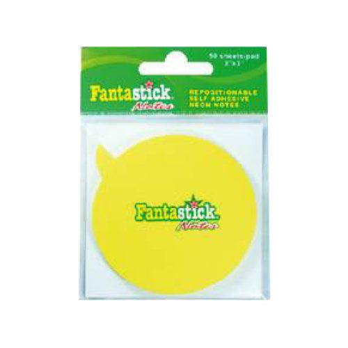 Lot de 12 blocs de 50 notes repositionnables Fluor Speech Fantastick
